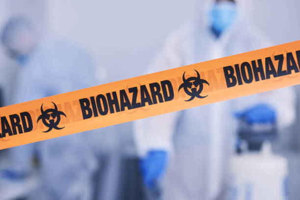 Professional Blood Cleanup technician working in Houston, MO